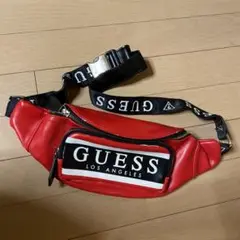 GUESS ボディバッグ レッド