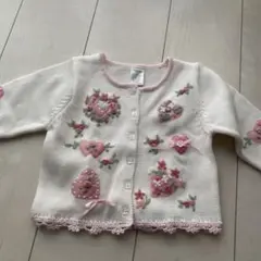 YKMさまCYNTHIA 花柄刺繍 カーディガン　卒園式　 入園式にも