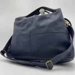 【極美品】バトラーヴァーナーセイルス　2way バッグ　レザー　ネイビー　 A4