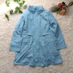 【お値下げ】Chamois シャミー　リコティーナコート　水色　【М相当】