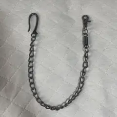 ブラックメタルウォレットチェーン