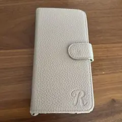 ホワイト手帳型フリップケース