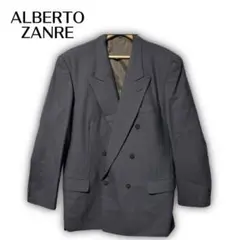 333★【ALBERTO ZANRE】　ジャケット　ダブル　チャコール　48