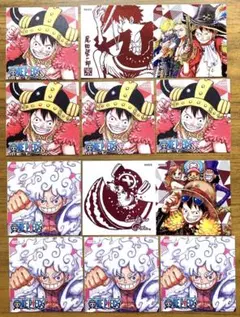 ONEPIECE ナツコミ 2025 ツインステッカー　10枚　ワンピース