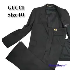 GUCCI パンツスーツセットアップ ブラック 総裏 イタリア製
