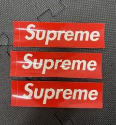 Supreme ステッカー 3枚セット 赤