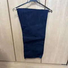 【美品】UNIQLO ユニクロワイドストレートジーンズ ネイビー　26