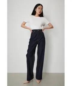 AZUL by moussy HIGH WAIST DENIM WIDE Ⅲ
