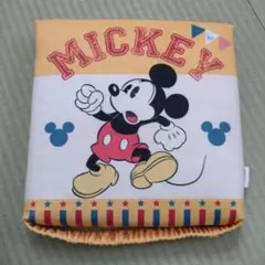 ミッキーマウス 座布団 イエロー
