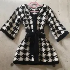 ★MY HONEY BEE★マイハニービー ピーチジョン 千鳥格子 ニットコート