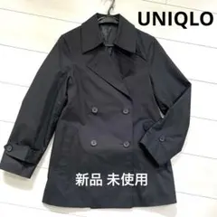 未使用 UNIQLO 黒 トレンチコート ジャケット アウター ユニクロ XS