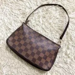 至極の逸品⭐️ルイヴィトン ナヴォナ ダミエ エベヌ アクセサリーポーチ 茶