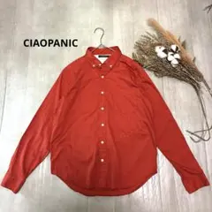 CIAOPANIC／長袖シャツ／コットン100%／レッド／L／