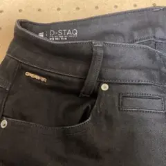 ジースターロウ レディースパンツ ブラック