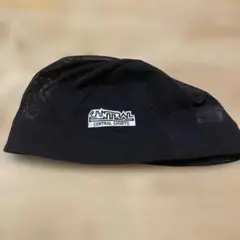 セントラルスポーツ　スイミングキャップ　 水泳帽　黒色帽子