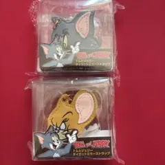 トムとジェリー　ダイカットミラーストラップ