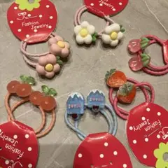 【大特価】ハンドメイド　ヘアゴムセット