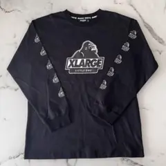 新品未使用 XLARGE KIDS 袖ロゴ長袖Tシャツ OGゴリラ ロンＴ140