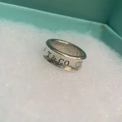TIFFANY&Co. シルバー 1837 ナロー リング