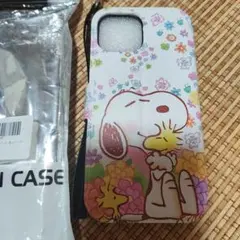 スヌーピー iPhone 15 ケース 手帳型 あいふぉん