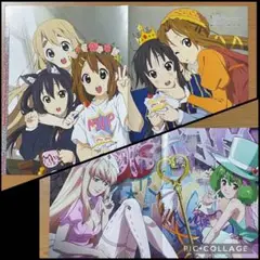けいおん 劇場版マクロスF サヨナラノツバサ 両面ピンナップポスター
