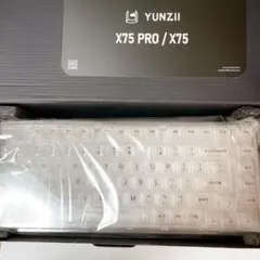 YUNZII X75 / X75 PROキーボード　クリア