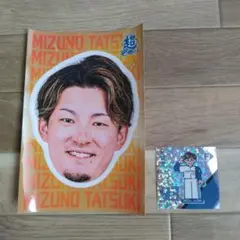 ファイターズ 水野達稀選手 ステッカー 2種類