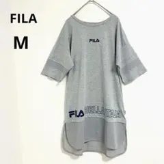 フィラ　半袖Tシャツ　ロング丈　チュニック　ワンピース