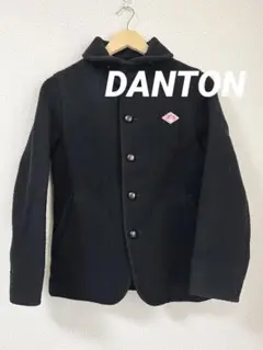 DANTON ダントン ウールモッサ シングルジャケット レディース ブラック