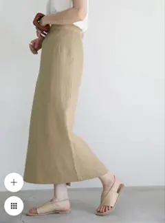 セレクトモカ　リネンライクタイトスカート　Sサイズ
