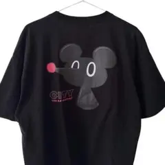 3L☆CITY THE ANIMATION 神様のオブジェ ブラック Tシャツ