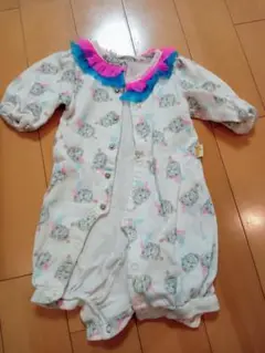 fafa　ネコ柄ロンパース 70サイズ