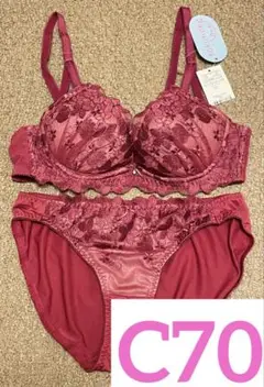 チュチュアンナ C70 トキメキ 上下セット ブラジャー ショーツ レッド 赤