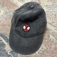 スパイダーマン キャップ H&M 7-10歳 黒