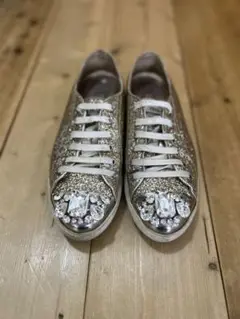 miu miu ミュウミュウ スニーカー グリッター