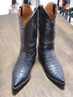 LUCCHESE ルケーシー カイマンワニ ウエスタンブーツ