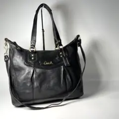 美品 コーチ COACH 2way トートバッグ ショルダーバッグ