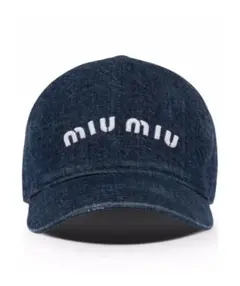 miumiu デニムキャップ