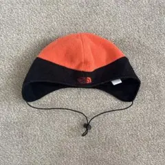 90s North Face フリース　耳付き　キャップ　ニット