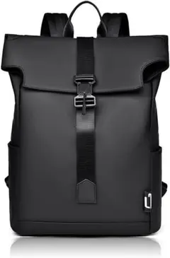 【新品】メンズ リュック ビジネス 通勤 通学 出張 旅行 撥水 (グレイ)
