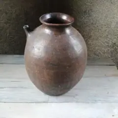 希少　種子島　よきの焼　壺　飾り台　花瓶　置物　骨董品　古美術品　能野焼 能野焼 仏花器 | 骨董と詩学 Antique & Poetics | 蛇韻律