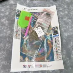 未使用品　美品　ダイヤモンドアートキット 5D ドラゴン 20x30cm