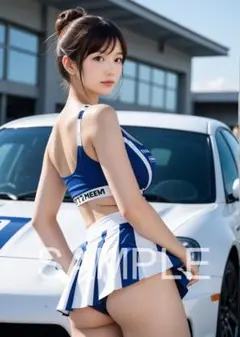 AI 美女 ポスター レースクイーン 美人 可愛い 美脚 巨乳 c082413