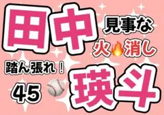 ジャイアンツ　田中瑛斗　応援ボード