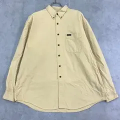 ウールリッチ　上質　厚手　トップス　長袖　長袖シャツ　古着　イエロー　黄色　XL