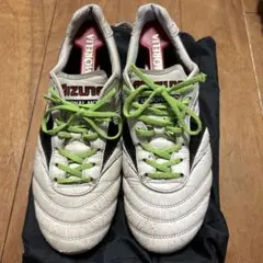 Mizuno Morelia サッカーシューズ ホワイト/ブラック/グリーン