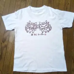 シーサーイラスト ホワイトTシャツ