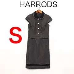 H1411◾️ハロッズ　コットン　ワンピース