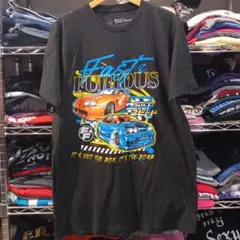 USA古着 映画 ワイルドスピード スープラ スカイラインＴシャツ