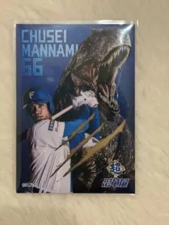 日本ハムファイターズ 超恐竜展 トレカ 万波中正選手【非売品】